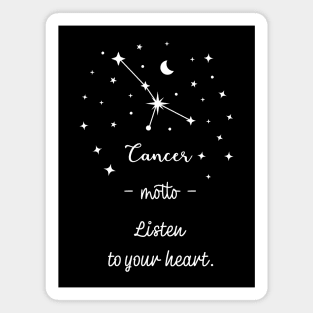 Key phrases of the zodiac signs: Cancer Magnet